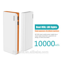 10000mah dual usb power bank for xiaomi