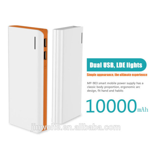 10000mah dual usb power bank for xiaomi