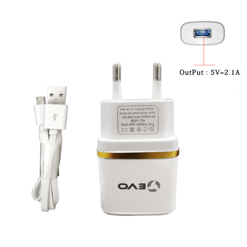 2.1a usb mobile fast travel portable charger