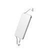 5000mah Thin Power Bank with Cable 2-in-1 charger Iphone and Andorid, Type-C