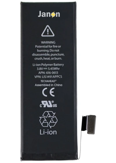 Ultra high Capacity 5S Battery Replacement For iPhone 5S 1560mAh