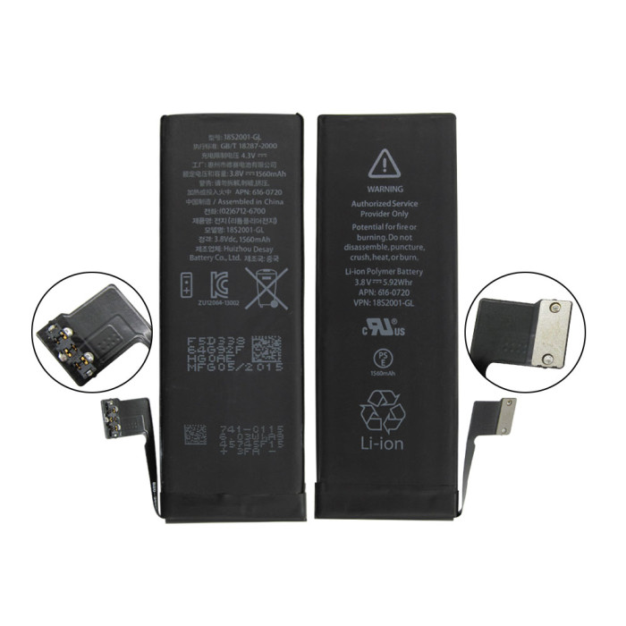 For IPhone 5S Replacement Battery 1560mAh
