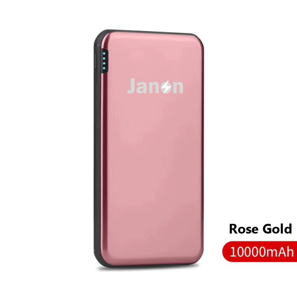 Janon Fast Charger 18W  Portable Mini Power Bank 10000mah Aluminum Shell