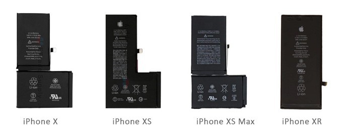 iPhone X, XS, XS Max, and XR Battery Comparison