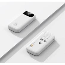 OEM & ODM Portable Power Bank with Built-in 4 Cables - Fast Charging Solutions for Wholesale & Custom Packaging