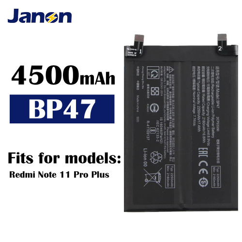Factory BP47 Battery for Redmi Note 11 Pro Plus 5G Xiaomi 11i HyperCharge 5G Battery