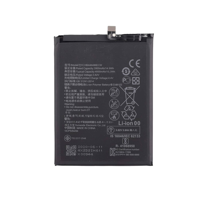 Factory 4000mAh HB446486ECW Battery for Huawei Honor 9X Battery Y9 Prime 2019 Battery