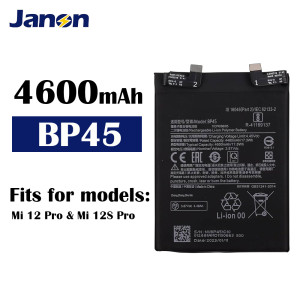 OEM 4600mAh BP45 Battery for Xiaomi 12 Pro Battery Xiaomi 12S Pro Battery
