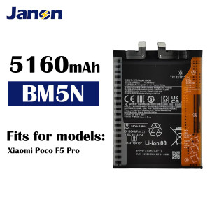 Wholesale 5160mAh BM5N Battery for Xiaomi Poco F5 Pro Mobile Phone Battery