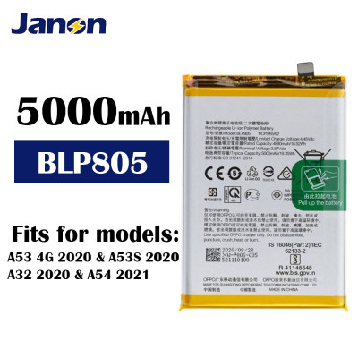 Wholesale 5000mAh BLP805 Battery for Oppo A53 A32 A54 A74 A53S A16 A16S A54S A33 A93 A55 Mobile Phone Battery