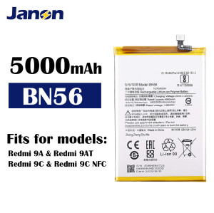 OEM BN56 Battery for Xiaomi Redmi 9A 9C 10A 5000mAh Battery