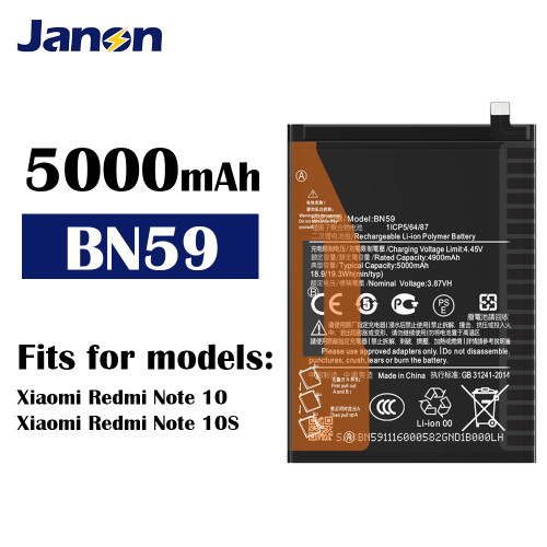 OEM BN59 for Xiaomi Redmi Note 10 4G 10S 5000mAh Replacement Battery
