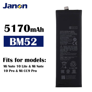 OEM Factory BM52 Battery for Xiaomi Note 10 Lite Battery Note 10 Pro Battery