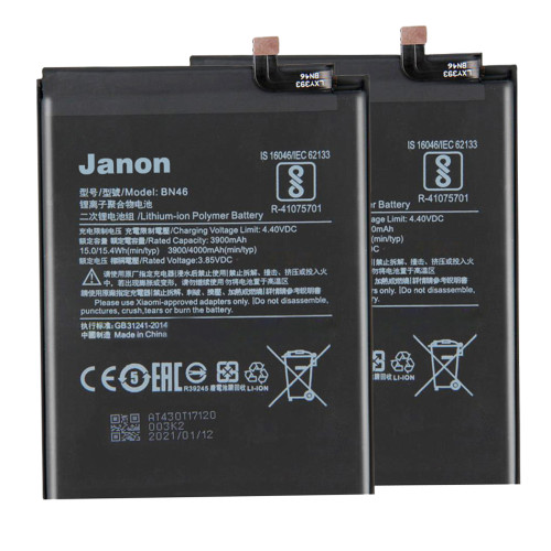 OEM 4100mAh BN46 Battery for Xiaomi Redmi Note 8 Mobile Phone Battery