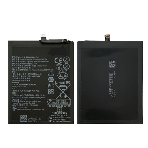 OEM 3650mAh HB436380ECW Battery for Huawei P30 Mobile Phone Battery