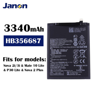 Wholesale 3340mAh HB356687ECW Battery for Huawei P30 Lite Nova 3i Mate 10 Lite Nova 2i