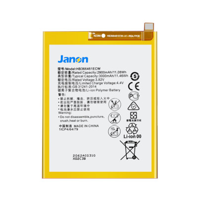 OEM 3000mAh HB366481ECW Battery for Huawei P9 Lite P10 Lite P20 Lite Honor 8