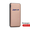 Janon Fast Charger 18W  Portable Mini Power Bank 10000mah Aluminum Shell