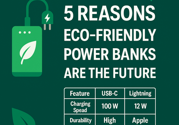 Janon Launches Eco-Friendly Power Bank with Recycled Plastic Housing