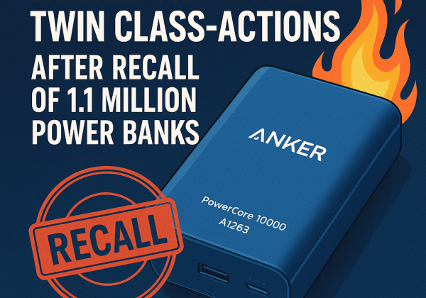 Anker Hit With Twin Class-Actions After Recall of 1.1 Million Power Banks