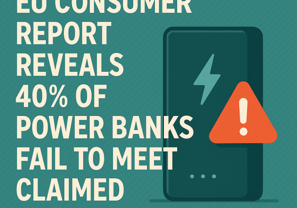 EU Consumer Report Reveals 40% of Power Banks Fail to Meet Claimed Capacity