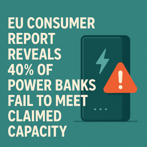 EU Consumer Report Reveals 40% of Power Banks Fail to Meet Claimed Capacity