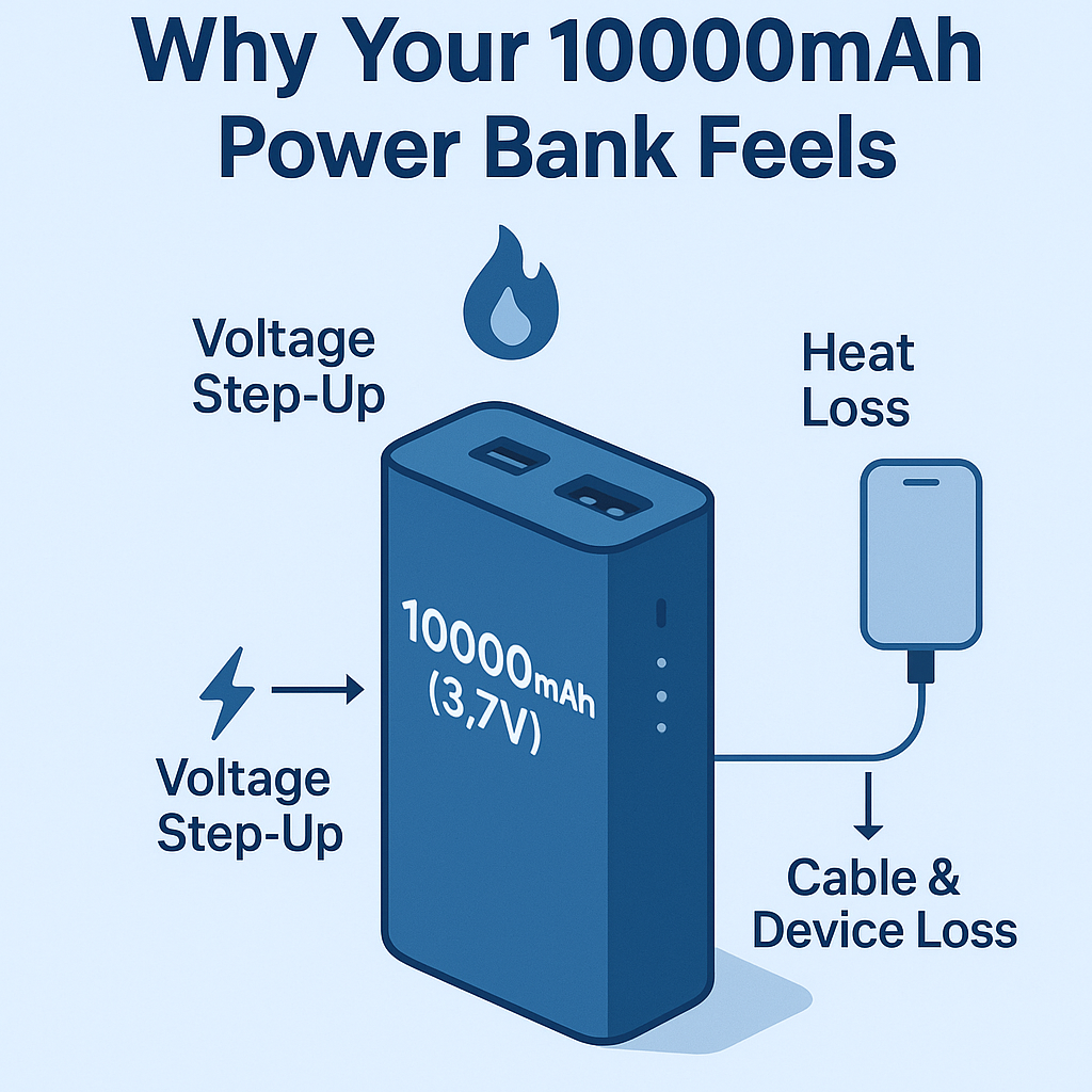 Why Your 10000mAh Power Bank Never Feels Like 10000mAh — The Real Reason Will Surprise You