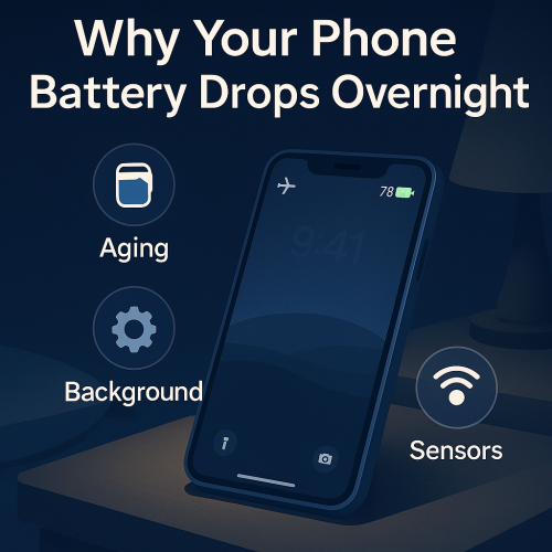 Why Your Phone Battery Drops 20% Overnight — Even on Airplane Mode