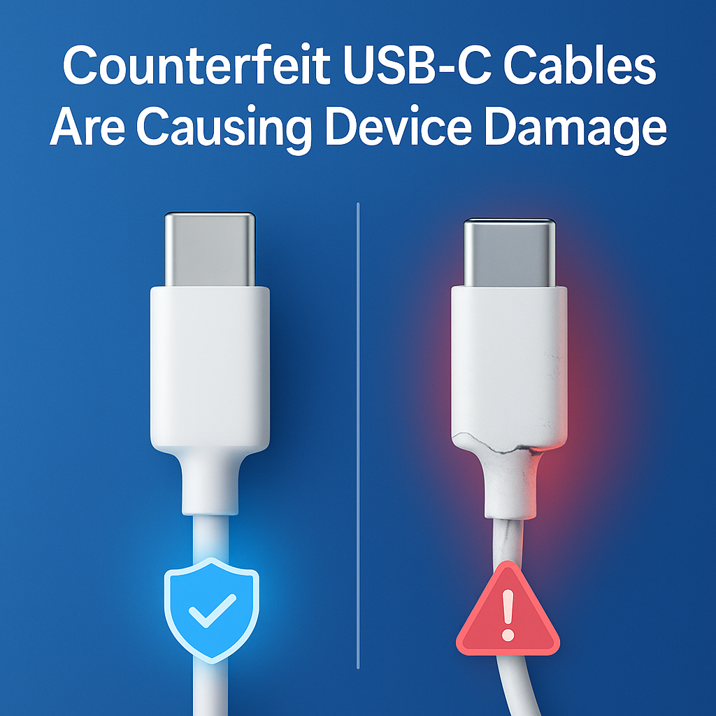 Research Institutes Highlight Surge in Counterfeit USB-C Cables Causing Device Damage