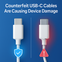 Research Institutes Highlight Surge in Counterfeit USB-C Cables Causing Device Damage