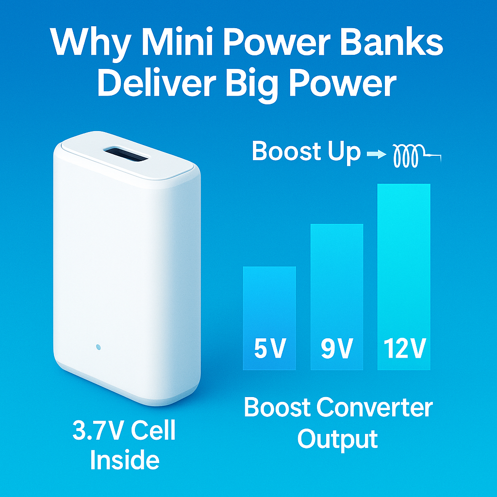 How Small Mini Power Banks Deliver Big Performance — Inside the Boost Converter