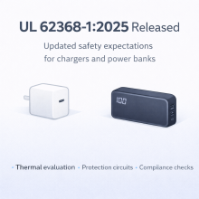 UL 62368-1:2025 Released, Forcing Changes in Charger and Power Bank Product Strategies