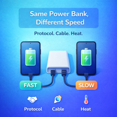 Why Your Power Bank Charges Your Friend’s Phone Faster Than Yours