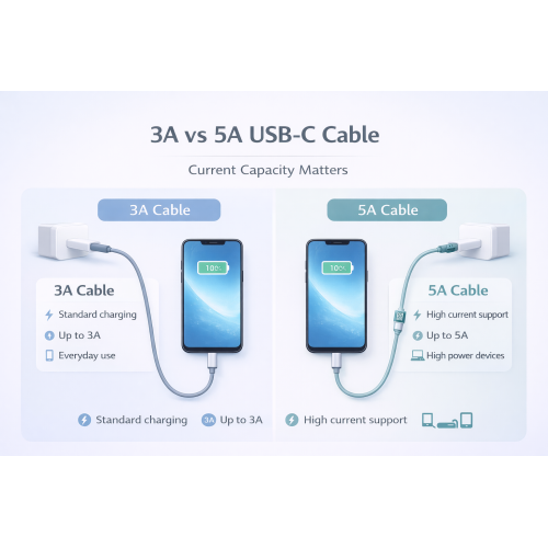 USB-C Cable Ratings Explained: What 3A and 5A Actually Mean