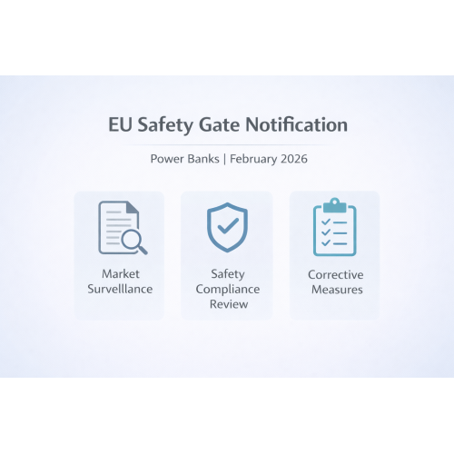 EU Safety Gate Publishes Additional Notifications Involving Power Banks