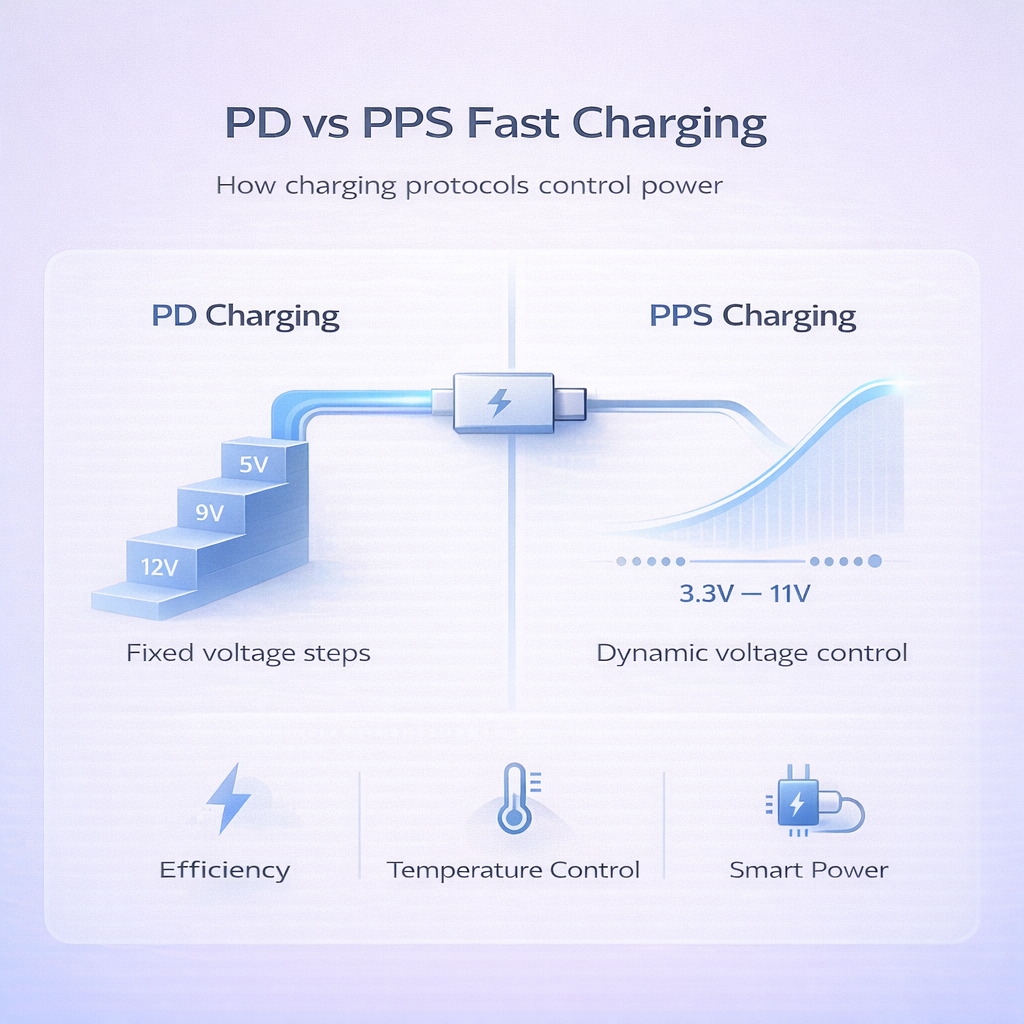 PD vs PPS Fast Charging: What Is the Real Difference