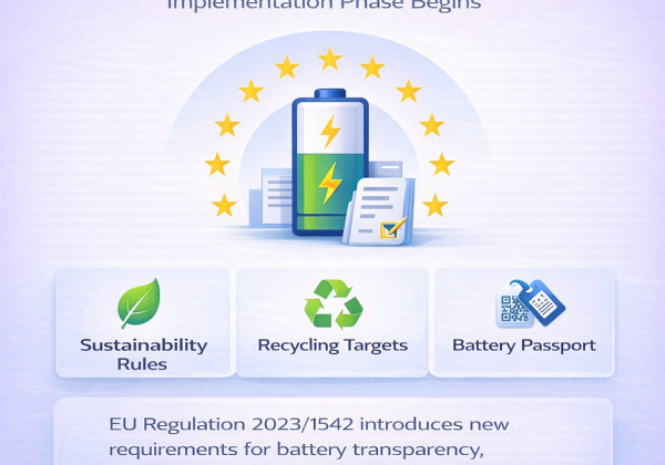 EU Battery Regulation Moves Into Implementation Phase Across Member States