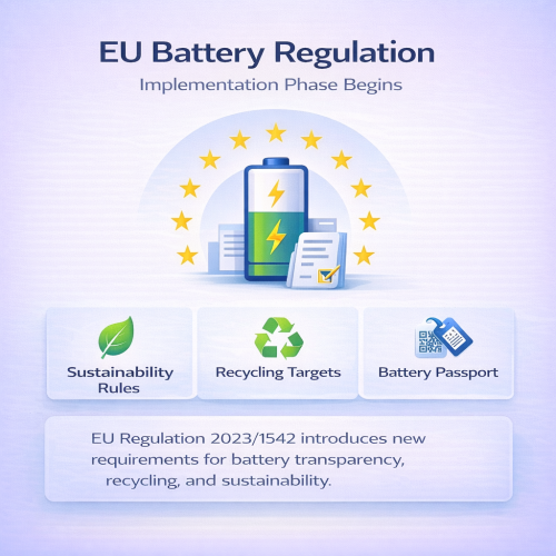 EU Battery Regulation Moves Into Implementation Phase Across Member States
