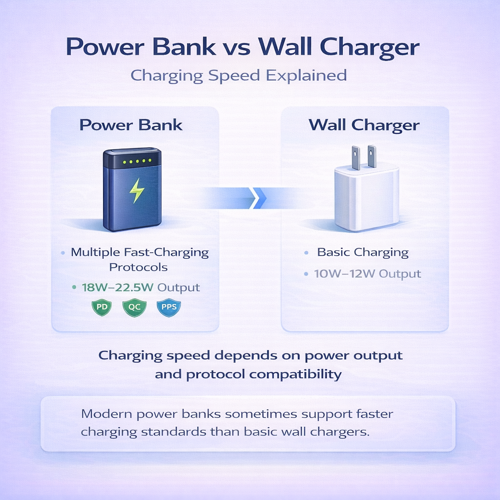 Why Some Power Banks Charge Phones Faster Than Wall Chargers