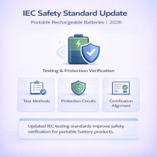 IEC Updates Portable Battery Safety Testing Standards