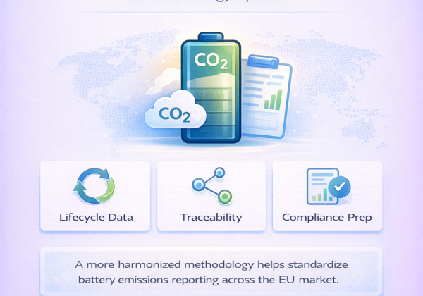 EU Advances Carbon Footprint Methodology for Batteries Placed on the EU Market