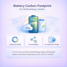 EU Advances Carbon Footprint Methodology for Batteries Placed on the EU Market