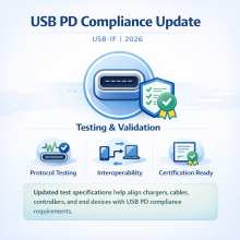USB-IF Releases Updated USB Power Delivery Compliance Test Specification