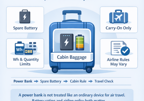 IATA Reaffirms Carry-On-Only Rules for Power Banks as Spare Lithium Batteries