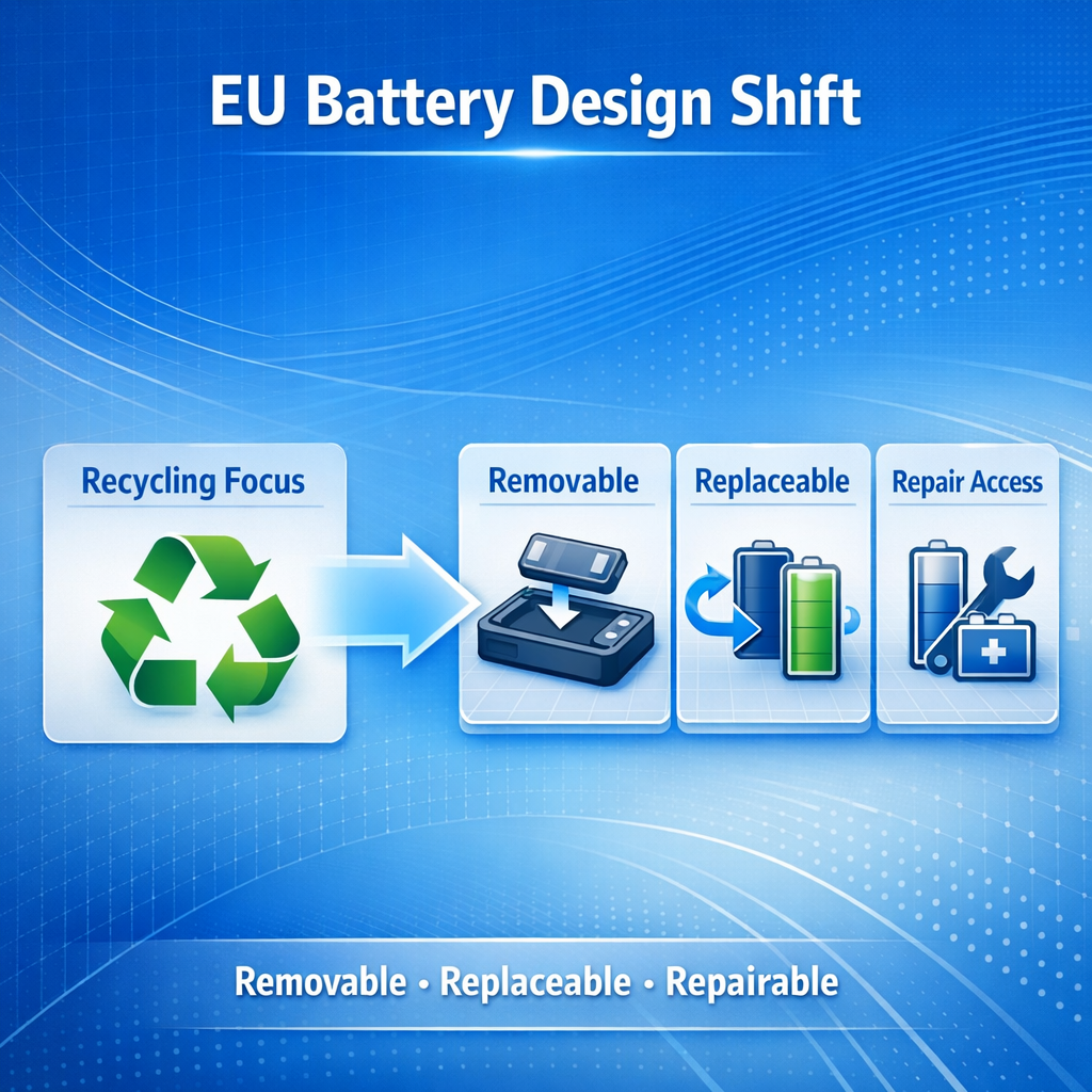 New EU Research Puts Battery Removability and Replaceability at the Center of Future Product Design