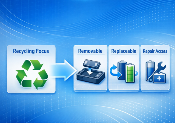 New EU Research Puts Battery Removability and Replaceability at the Center of Future Product Design