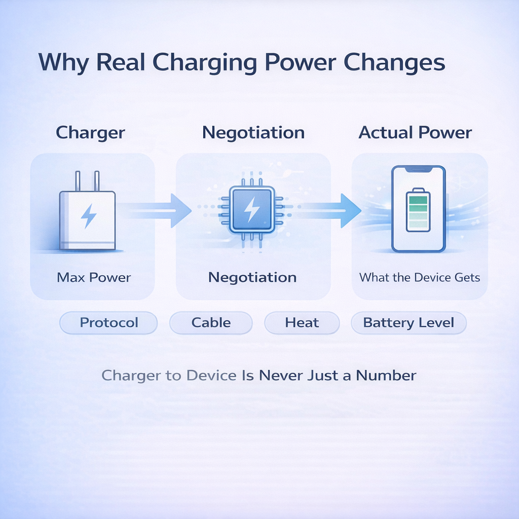 How Charging Protocol Negotiation Decides What Power a Device Actually Gets