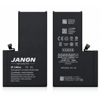 Janon [Diagnostic] iPhone 14 Pro Battery - No Pop-up | 3600mAh | A2866 | OEM Factory