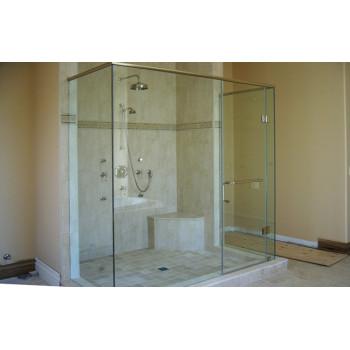 8mm 10mm 12mm thick tempered toughen glass shower door