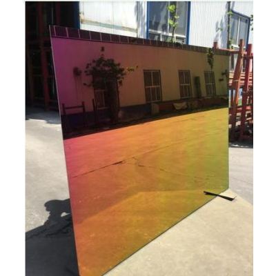 Rainbow colorful aluminum mirror